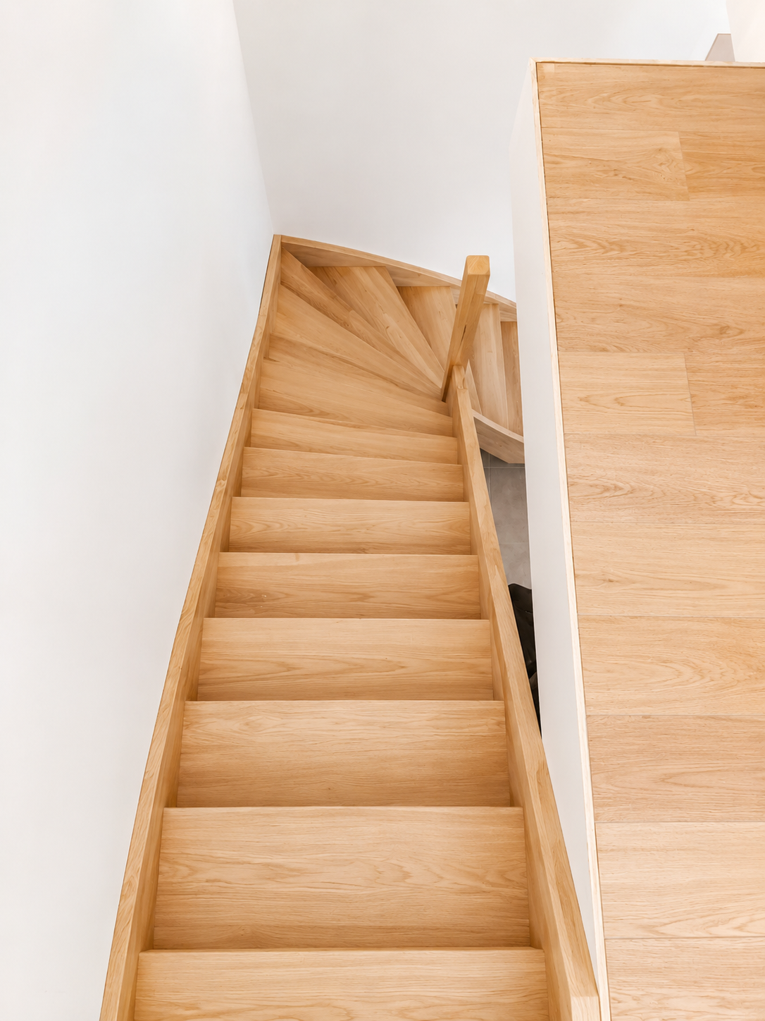 Escalier bois détail des marches